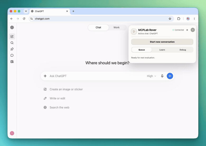 Run an evaluation for MCPLab animation
